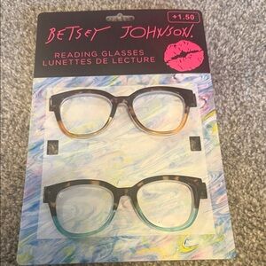 Betsey Johnson Multicolor Reading Glasses